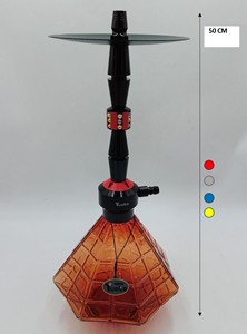 SHISHA YUOTO 2412-ISABELLA Juego de Cachimba de Lujo de Acero Inoxidable |   Caja de Regalo Portátil Moderna para Fumar Shisha - Product Image 4