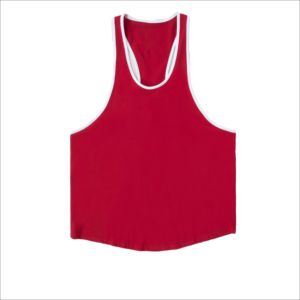 Débardeurs de sport IOTA SPORTS LOW CUT, 100% coton jersey 180GSM, poids moyen, pour musculation et entraînement athlétique, débardeurs LOW CUT pour hommes - Product Image 3
