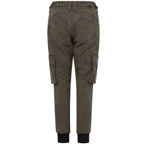 Heavy Duty Ryan Olive Green Aramid Lining Protective Kevlar <b>Trousers</b> Certified Approved Knee Protection Motorcycle Cargo Pants - Product Image 4