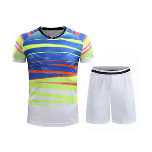Conjunto de Tenis Azul Marino Personalizado para Hombre, Ropa Deportiva Transpirable, Jersey y Pantalones Cortos, Uniforme de Equipo OEM/ODM, Ropa Deportiva al por Mayor - Product Image 1