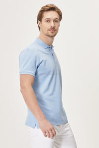 Polo homme en coton respirant, personnalisable OEM, nouvelle collection, grande taille, à prix avantageux, avec col - Product Image 3