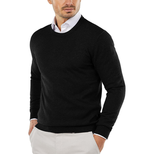 Pull à col rond pour homme, motif géométrique vert, manches longues, chaud pour l'hiver, 100% acrylique, anti-boulochage, épaisseur standard - Product Image 4
