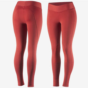 Leggings de equitación personalizados al por mayor para mujer con asiento de silicona, panel de malla y spandex de alto rendimiento, diseño a medida - Product Image 4