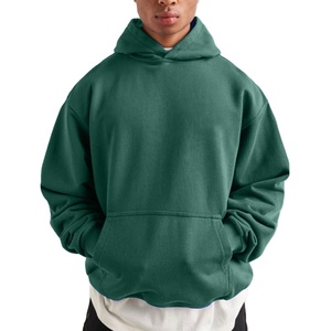 Pull-over uni de haute qualité avec marque privée sweats à capuche surdimensionnés à épaules tombantes sweats à capuche unisexe logo personnalisé grande taille pour hommes - Product Image 1
