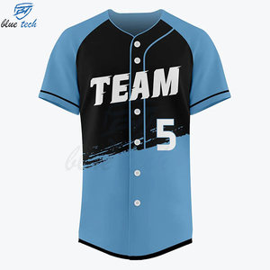 High Quality Custom Baseball Jerseys with Sublimation Printing Short Sleeves Breathable & UV Protection Name Number Options - Product Image 5