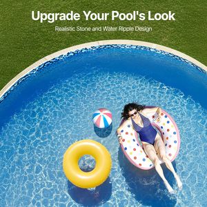 Rivestimento per Piscina Fuori Terra Rotonda da 18 Piedi, Liner Unibead Standard, Altezza Parete 52 Pollici, Progettato per Piscine Fuori Terra - Product Image 6