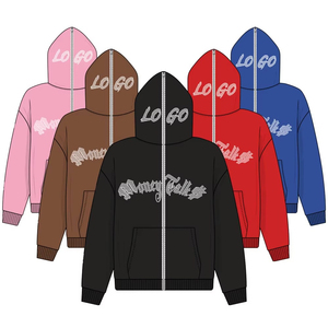 Sudadera con Capucha Extra Grande de Diseño Transpirable con Estampado para Hombre, Sudadera de Forro Polar con Diseño Gráfico Personalizado, Sudadera Gruesa OEM - Product Image 1
