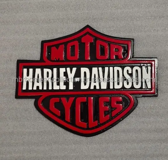 Gietijzeren Motor Harley- Davidson Cycli Metalen Wandbord En Plaque Voor Wanddecoratie En Op Maat