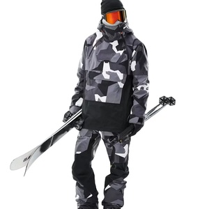 Unisex Ski <b>Snowsuit</b> Padded Fleece Insulated High Quality Custom 10,000mm -Tex <b>Waterproof</b> Anti-UV Moisture-Wicking Breathable - Product Image 1