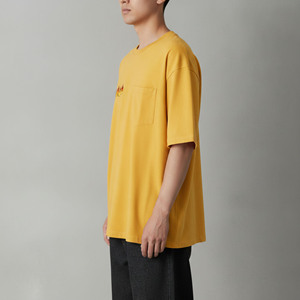 เสื้อยืดผู้ชายคอตตอน 100% ทรงหลวม ไซส์ใหญ่พิเศษ สั่งทำได้  ผ้า 210gsm  ฮิปฮอป  ผ้า Worsted เป็นมิตรกับสิ่งแวดล้อม - Product Image 6