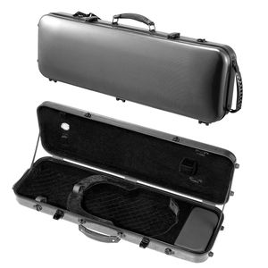 Custodia per violino 4/4 full size, leggera e portatile, borsa da viaggio con fodera in peluche, protezione per strumenti musicali con tracolla - Product Image 1