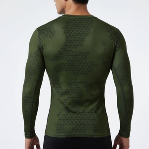 Camiseta de compresión con diseño del Pentágono, jersey de manga larga para deportes y gimnasio, proveedor a precio de fábrica, ideal para el desarrollo muscular. - Product Image 3