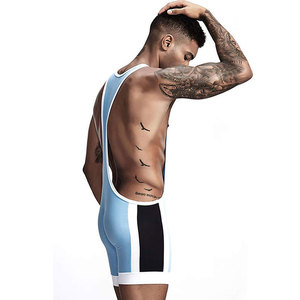 Professional Wrestling <b>Singlets</b> <b>For</b> <b>Men</b> Lightweight And Comfortable Fit <b>For</b> Training Practice Gym And Competition Use - Product Image 2