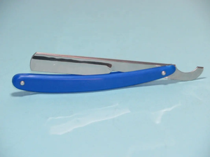 Rasoirs professionnels turcs en acier inoxydable, vente en gros, logo personnalisé, rasoir de barbier à lame unique remplaçable, plastique - Product Image 5