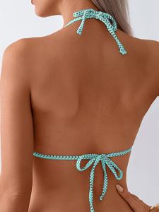 Conjunto de Bikini Premium de Dos Piezas para Mujer, Traje de Baño Ajustable para Playa, Piscina, Vacaciones de Verano, Colección de Moda - Product Image 3