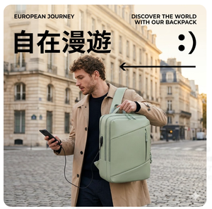 Mochila Delgada para Portátil Skechers para Hombre y Mujer, Profesional, de 15.6 Pulgadas, con Puerto de Carga USB y Bolsillo Antirrobo - Product Image 6