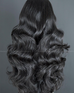 Steamed Ocean Wavy Single Weft Remy Hair Free <b>Tangle</b> and Shedding From Vietnamese Origin High Quality Remy Hair Weft - Product Image 6