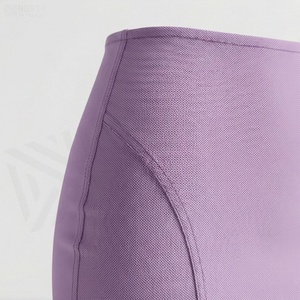 Jupe crayon mini taille haute pour femme, couleur unie, coupe ajustée, style minimaliste, toutes saisons, tissu en spandex et polyester - Product Image 5