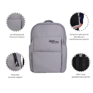 Premium Simili Leather 15 Inch Laptop <b>Backpack</b> 1037 Waterproof Business Men <b>Backpack</b> Custom Logo OEM/ODM Lightweight Bag - Product Image 3