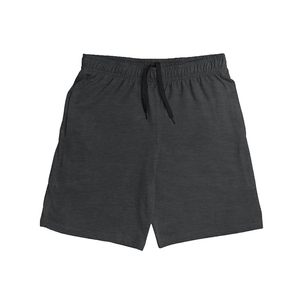 Shorts Bermuda en toile de coton rose pour homme, taille mi-haute élastique, couleur unie, tricoté, respirant, avec poches, style décontracté - Product Image 6
