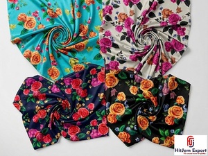 Custom Digital Printed Polyester Fabric Lightweight Textile Manufacturer for Garments Dresses Home Textile OEM Service - Product Image 3