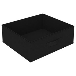 Estante de Almacenamiento de Acero Negro Mediano con Tela 100% Poliéster para Organización y Ahorro de Espacio - Product Image 6