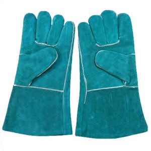 Cowhide Split Leather Welders Gloves ANSI 1 <b>Fire</b>-Resistant Spark Protective Construction for Industrial Welding Hand Protection - Product Image 3
