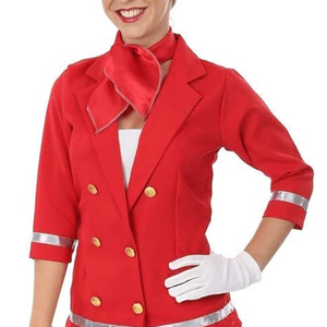 Uniforme de Azafata de Alta Calidad para Mujer, Ropa de Vuelo de Poliéster/Algodón, Manga Larga, Logotipo y Talla Personalizables - Product Image 5