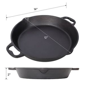 Pentola da Cucina in Ghisa Pretrattata con Manico per Padelle - Product Image 6