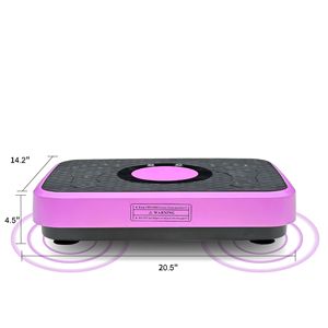 Macchina per Esercizi Total Body, Drenaggio Linfatico, 120 Livelli di Velocità, Pedana Vibrante per Allenamento, Piattaforma Fitness - Product Image 3