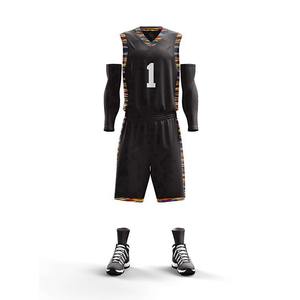 Meilleur design d'uniformes de basketball personnalisés pour hommes, respirants, à manches courtes, séchage rapide, ensemble de sublimation, grandes tailles, prix de gros abordable - Product Image 4