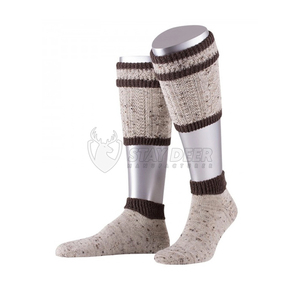 Calcetines Tradicionales Bávaros Hasta la Rodilla para Hombre, Estilo Alpino Clásico para Festivales Folclóricos - Product Image 2