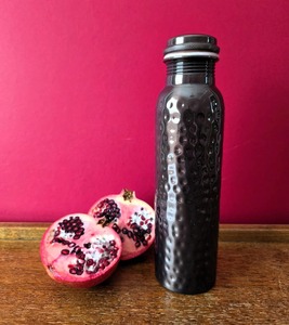 Wholesale Copper Water Bottle <b>Reusable</b> Metal Drinking Bottle Pure Copper Hydration Flask <b>With</b> Leakproof <b>Lid</b> For Corporate Gifts - Product Image 1