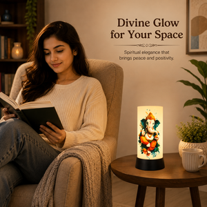 Lord Ganesha Divine Glow LED Table Lamp Spiritual Decorative <b>Night</b> <b>Light</b> Warm Bedside Lamp Home Temple Meditation Gift - Product Image 3