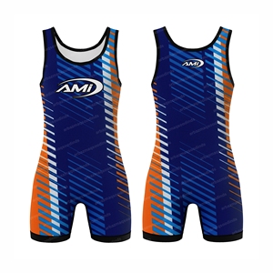 <b>Wrestling</b> Sportswear <b>Singlet</b> with Athletic Design and Stretch Fabric for Intensive Training Activities <b>Wrestling</b> <b>Singlet</b> - Product Image 1