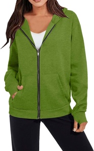 Logo sweat coton polaire femmes pull à col rond pull surdimensionné imprimés personnalisés sweat 2021 vêtements de broderie personnalisés - Product Image 6