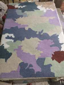 Tapis tissé à motif floral avec franges, tapis de sol doux pour salon, chambre à coucher, décoration intérieure, tapis décoratif - Product Image 2