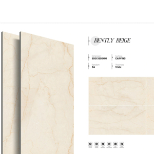 Azulejos de porcelana modernos con diseño tallado 800x1600 1200x1800 750x1500mm Azulejos de gran tamaño premium para diseño de interiores y exteriores - Product Image 1