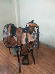 อานขี่ม้าหนังแท้สำหรับผู้ใหญ่ทำจากหนังแท้ดีไซน์คาวบอยออกแบบได้ตามที่ต้องการ - Product Image 6