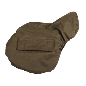 Tapis de selle respirant tout usage avec sangle de harnais, vert olive, coque en coton, rembourrage en polyester, doublure en polaire, équipement d'équitation - Product Image 3