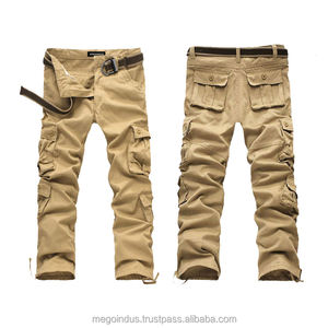 Pantalones Cargo Ligeros de Cintura Alta para Hombre, Primavera 2026, Casuales, de Algodón, Tácticos, Tallas Grandes, Impermeables - Product Image 1