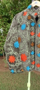Handmade Velvet Embroidered Couples <b>Jacket</b> – Luxury Artisan Floral Winter Fashion Coat for <b>Men</b> & Women - Product Image 2