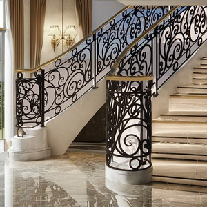 ราวบันไดและระเบียงวิลล่ากลางแจ้ง ทำจากสแตนเลสสตีลคุณภาพสูง ดีไซน์ทันสมัย ทนทานต่อสภาพอากาศ พร้อมเคลือบสีฝุ่นเพื่อความคงทน - Product Image 1