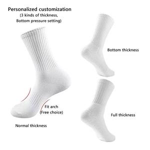 High Quality Cotton Men logo Unisex Bamboo Compression Sports <b>Grip</b> Ankle <b>Custom</b> Cotton Crew <b>Socks</b> - Product Image 3