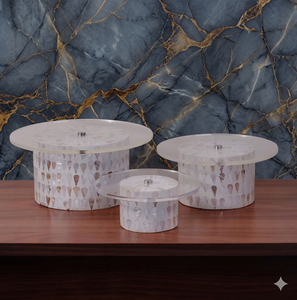 Arabian <b>Chocolate</b> Display Stand <b>Wedding</b> Cake and <b>Chocolate</b> in Mother of Pearl Seashells Stands for Ramadan Gift Wholesale Price - Product Image 1