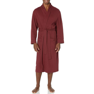 Bata de Baño para Hombre, Personalizada, Transpirable, Ecológica, de Poliéster/Algodón, Sin Costuras, Antiarrugas, de Alta Calidad, Último Diseño, Gran Venta - Product Image 1