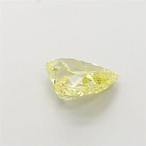 Diamant de laboratoire cultivé, taille cœur, 1,09 carat, VS2, excellente qualité, pierre précieuse élégante, jaune intense fantaisie, diamant non monté. - Product Image 5