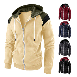 Sudadera con capucha térmica de diseño propio para hombre, con cremallera completa, ropa exterior de excelente calidad, en oferta, sudadera con capucha transpirable con cremallera para hombre - Product Image 3