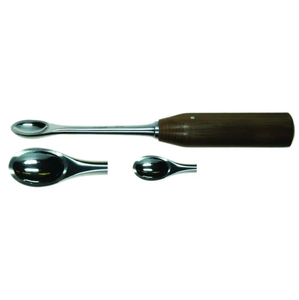 เครื่องมือผ่าตัดกระดูกแบบ Hatt Spoon Bone Curette ทำจากสแตนเลส มีให้เลือกทุกชนิดและทุกขนาด สำหรับศัลยกรรมกระดูกสัตว์ - Product Image 1