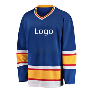 Vente en gros d'usine, maillot de hockey sur glace unisexe de haute qualité, équipe du Canada, maillot de hockey sur glace personnalisé en mesh sublimé - Product Image 1